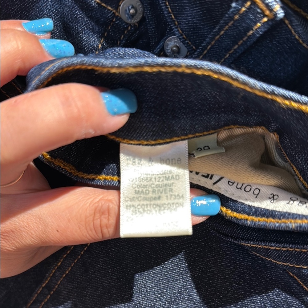 Dark Blue Rag&Bone Jeans - Picture 4 of 13
